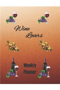 Wine Lovers Weekly Planner