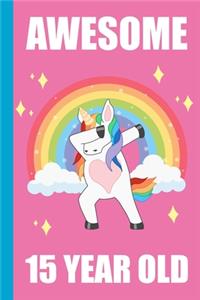 Awesome 15 Year Old Dabbing Unicorn