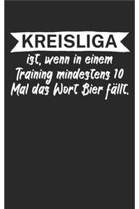 Kreisliga ist wenn in einem Training mindestens 10 Mal das Wort Bier fällt