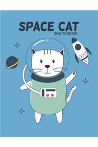 Space cat sketchbook