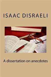 A dissertation on anecdotes