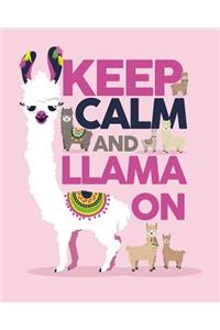 Keep Calm And Llama On