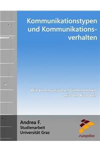 Kommunikationstypen Und Kommunikationsverhalten