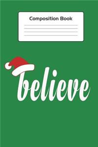 Christmas Composition Notebook