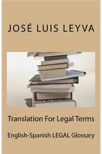 Translation For Legal Terms