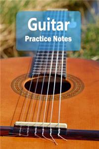 Guitar Practice Notes