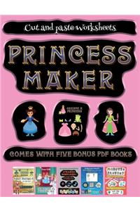 Cut and paste Worksheets (Princess Maker - Cut and Paste)