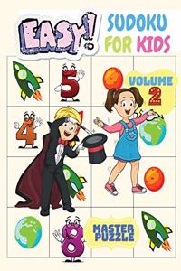 Easy Sudoku for Kids - The Super Sudoku Puzzle Book Volume 2