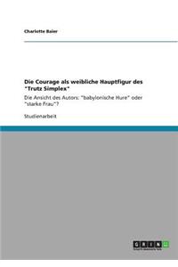 Die Courage als weibliche Hauptfigur des 