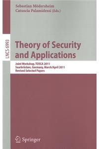 Theory of Security and Applications