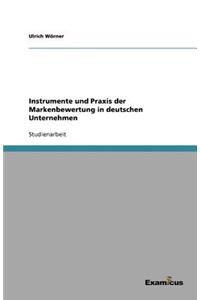 Instrumente und Praxis der Markenbewertung in deutschen Unternehmen