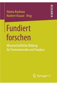 Fundiert Forschen