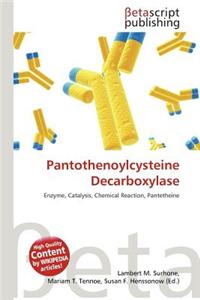 Pantothenoylcysteine Decarboxylase