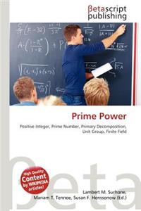 Prime Power