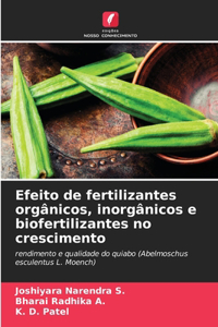 Efeito de fertilizantes orgânicos, inorgânicos e biofertilizantes no crescimento