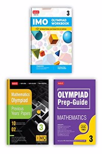 MTG International Mathematics Olympiad (IMO) Workbook, Prep-Guide & Previous Years Papers with Self Test Paper Class 3 - SOF Olympiad Books For 2023-24 Exam (Set of 3 Books)