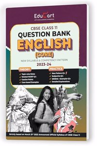 Educart Class 11 Question Bank ENGLISH CORE 2023-24 (For 2024 Exam)