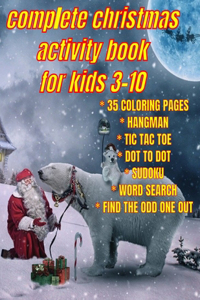 Complete Christmas Activity Book for Kids