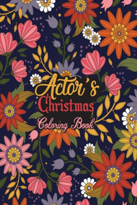 Actor's Christmas Coloring Book
