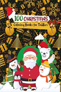 100 CHRISTMAS Coloring Books for Toddlers