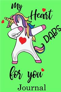 My Heart Dabs for You Journal