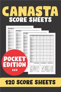Canasta Score Sheets