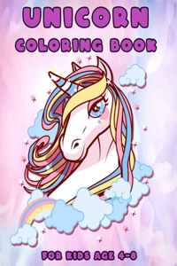 UNICORN COLORING BOOK for kids age 4-8