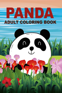 Panda Adult Coloring Book