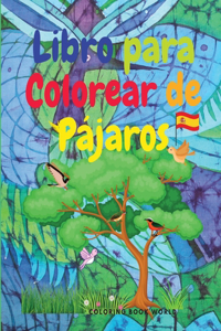 Libro para colorear de pájaros