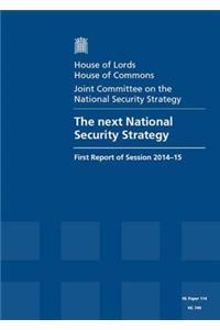 The next National Security Strategy