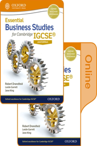 Essential Business Studies for Cambridge Igcserg Print and Online Student Book Pack