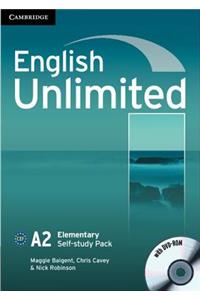 English Unlimited Elementary Self-study Pack (Workbook with DVD-ROM)