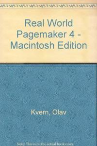 REAL WORLD PAGEMAKER 4 MAC ED