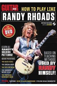 How to Play Like Randy Rhoads