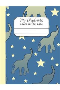 My Elephants Composition Book