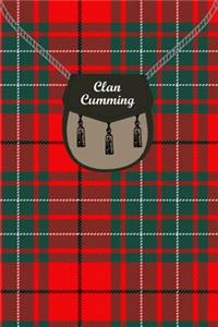 Clan Cumming Tartan Journal/Notebook