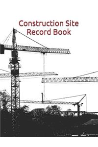 Construction Site Record Book