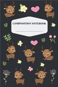 Deer Composition Notebook