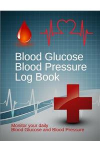 Blood Glucose Blood Pressure Log Book