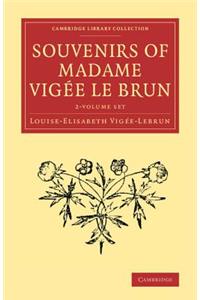 Souvenirs of Madame Vigée Le Brun 2 Volume Set