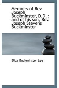 Memoirs of REV. Joseph Buckminster, D.D.