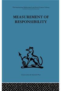 Measurement of Responsibility