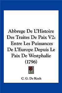 Abbrege De L'Histoire Des Traites De Paix V2