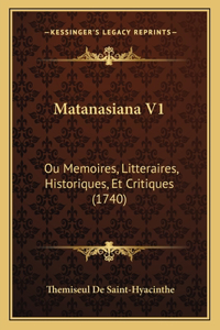 Matanasiana V1