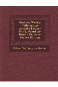 Goethes Werke