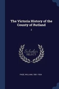 The Victoria History of the County of Rutland