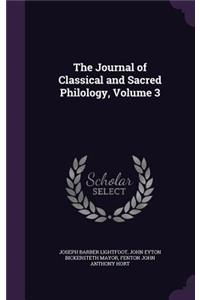 Journal of Classical and Sacred Philology, Volume 3