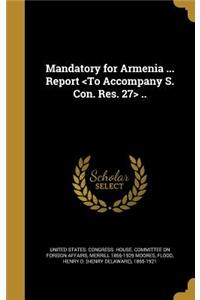 Mandatory for Armenia ... Report ..