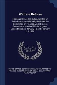 Welfare Reform