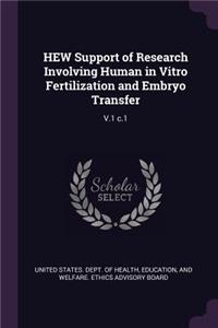 Hew Support of Research Involving Human in Vitro Fertilization and Embryo Transfer